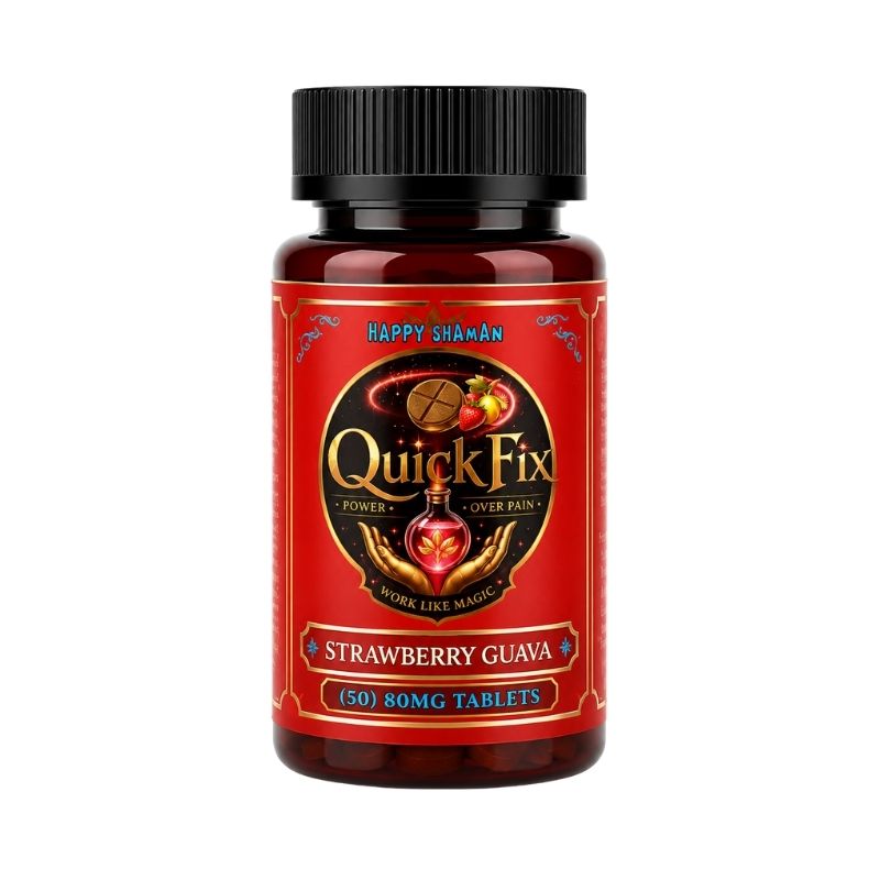 Happy Shaman Quick Fix Kratom Extract Tablets 50ct 80mg Per Tablet