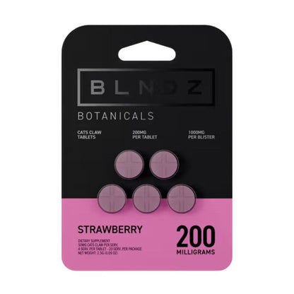 🎁 BLNDZ Botanicals Cats Claw Uncaria Tomentosa Chewable Tablets 5ct 200mg Per Tablet (100% off)