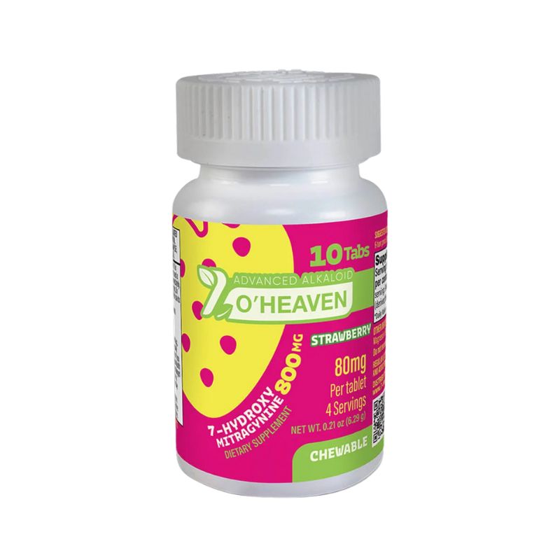7 O'heaven 7-Hydroxymitragynine Chewable Tablets 10ct 80mg Per Tablet