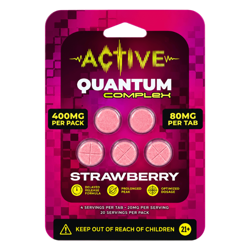 Quantum Active Complex Kratom Extract Tablets 5ct 80mg Per Tablet