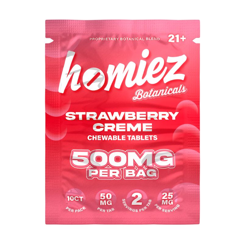Homiez Botanicals Proprietary Blend Chewable Tablets 10ct 50mg Per Tablet