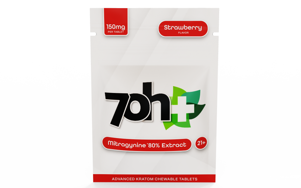 7 OH PLUS - MIT80 80% Kratom ExtractChewable Tabs 150mg per Tablet