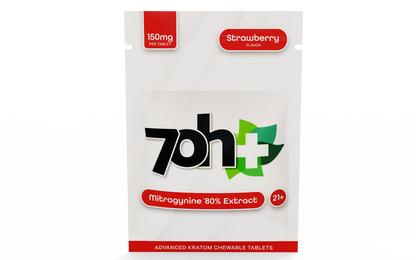 7 OH PLUS - MIT80 80% Kratom ExtractChewable Tabs 150mg per Tablet