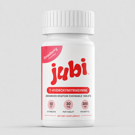 🎁 Jubi 7-Hydroxymitragynine Chewable Tablets – 10CT | 30MG Per Tablet | 300MG Total (100% off)