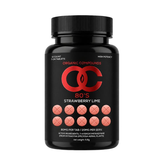 Organic Compounds 7-Hydroxymitragynine Tablets 10ct 80mg Per Tablet