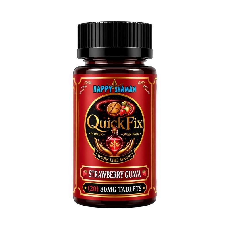 Happy Shaman Quick Fix Kratom Extract Tablets 20ct 80mg Per Tablet