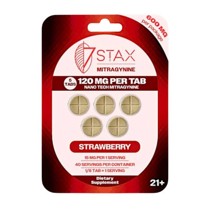 7Stax Nano Tech Mitragynine Tablets 5ct 120mg Per Tablet