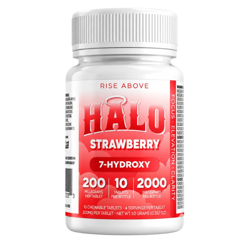 Halo 7-Hydroxymitragynine Chewable Tablets 10ct 200mg Per Tablet