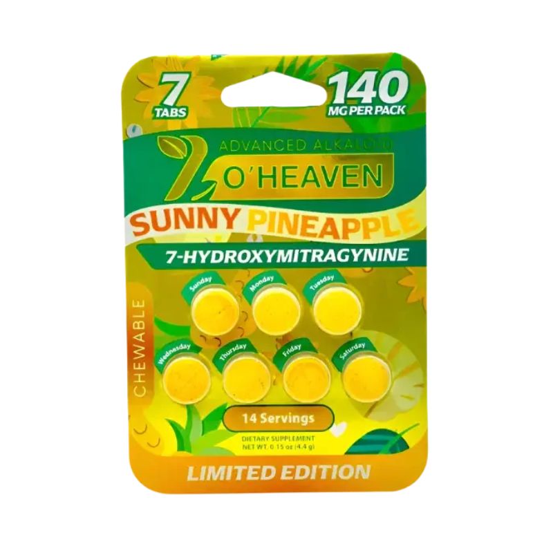 7 O'Heaven 7-Hydroxymitragynine Chewable Tablets 7ct 20mg Per Tablet