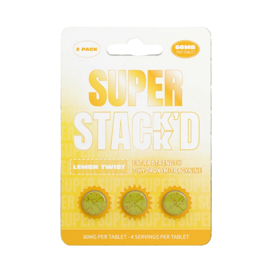 Super Stack’d 3ct 7OH Lemon Twist 60mg Per Tablet - Seven Tech