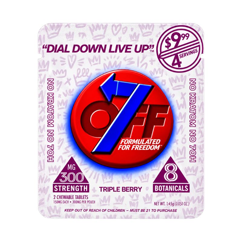 OFF7 Formulated For Freedom Proprietary Blend Chewable Tablets 2ct 150mg Per Tablet