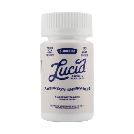 Lucid Supreme Blend 7-Hydroxymitragynine Chewable Tablets 10ct 30mg Per Tablet