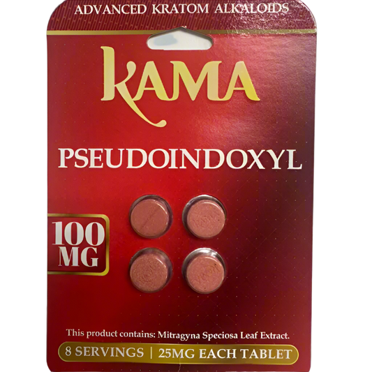 KAMA PSEUDOINDOXYL TABLETS 4CT / 100MG – UNFLAVORED