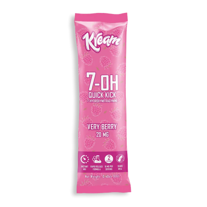 Kream Kratom 7-Hydroxymitragynine Quick Kick Very Berry Powder 20mg