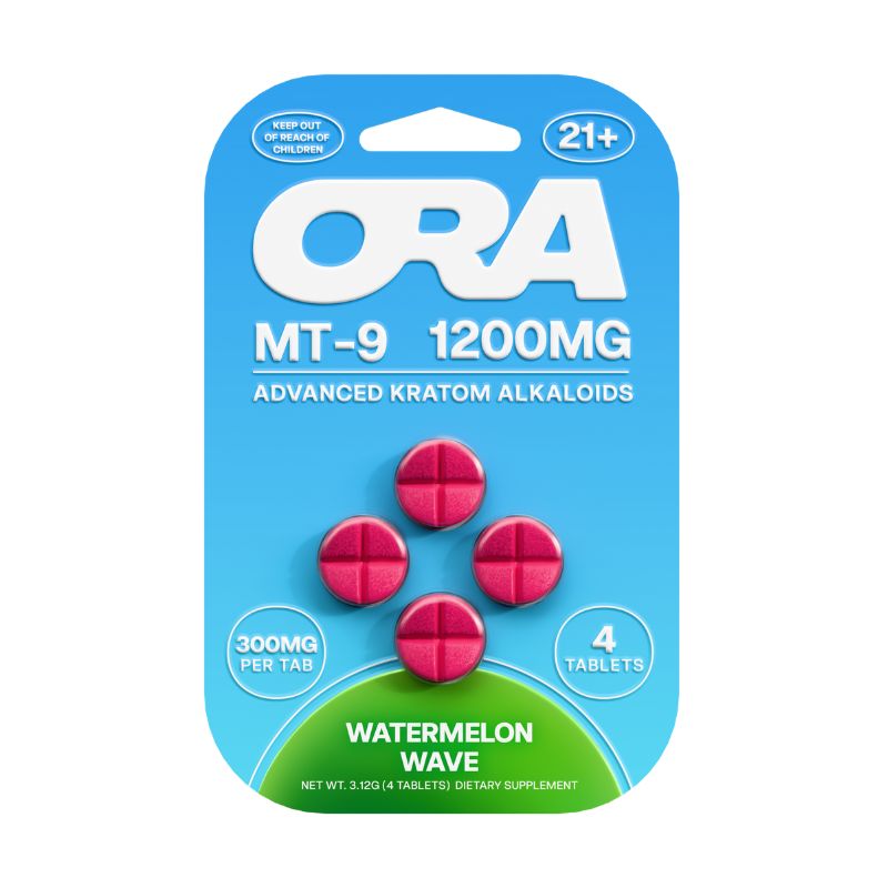 ORA MT-9 Advanced Kratom Alkaloids 4ct 300mg Per Tablet