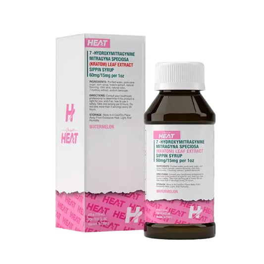 Straight Heat 7OH Sippin Syrup Watermelon 118ml 60mg