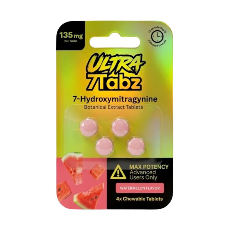 7Tabz Ultra Max Potency 7-Hydroxymitragynine Tablets 4ct 135mg Per Tablet