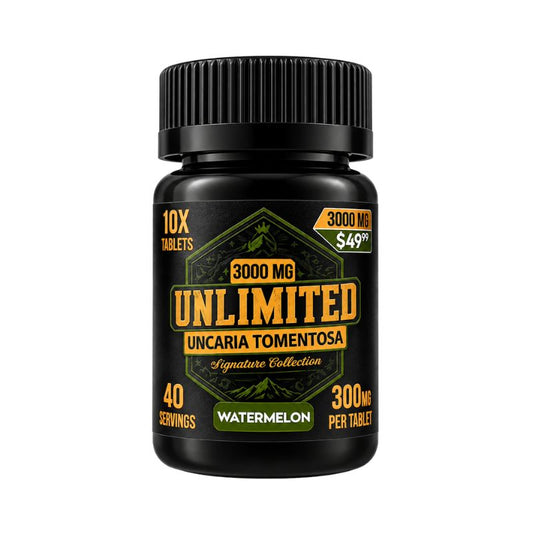 Unlimited Uncaria Tomentosa Tablets 10ct 300mg Per Tablet