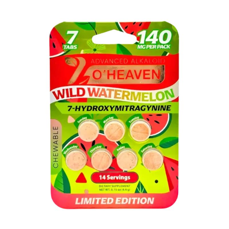 7 O'Heaven 7-Hydroxymitragynine Chewable Tablets 7ct 20mg Per Tablet