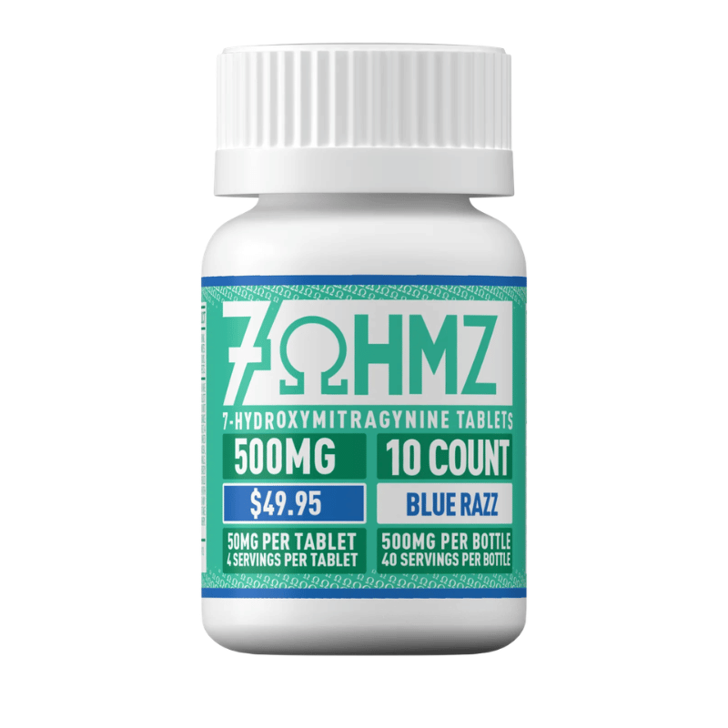 7OHMZ 7-Hydroxymitragynine Tablets 10ct 50mg Per Tablet