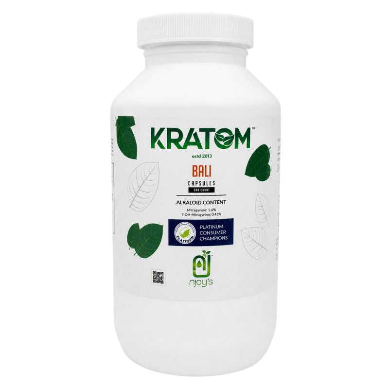 NJOY KRATOM CAPSULES 300CT - BALI
