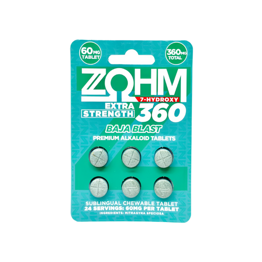 ZOHM 6ct 7OH Baja Blast Tabs 60mg per Tablet