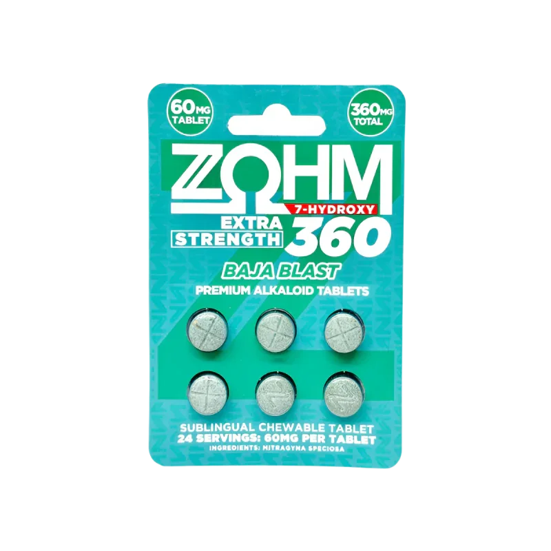 🎁 ZOHM 6ct 7OH Baja Blast Tabs 60mg per Tablet (100% off)