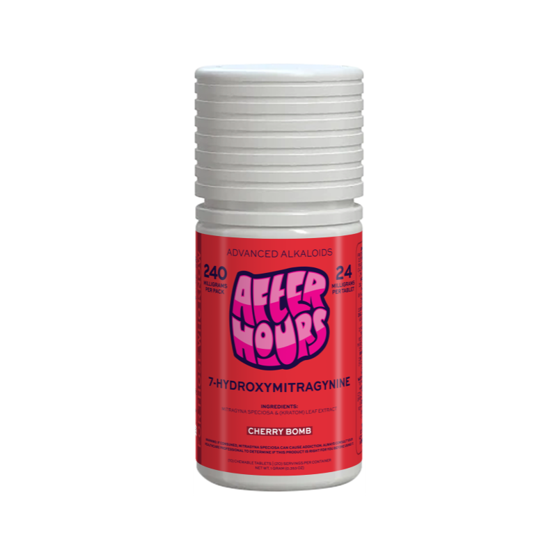 After Hours 10ct 7OH Chewable Tabs Cherry Bomb 24mg per Tablet