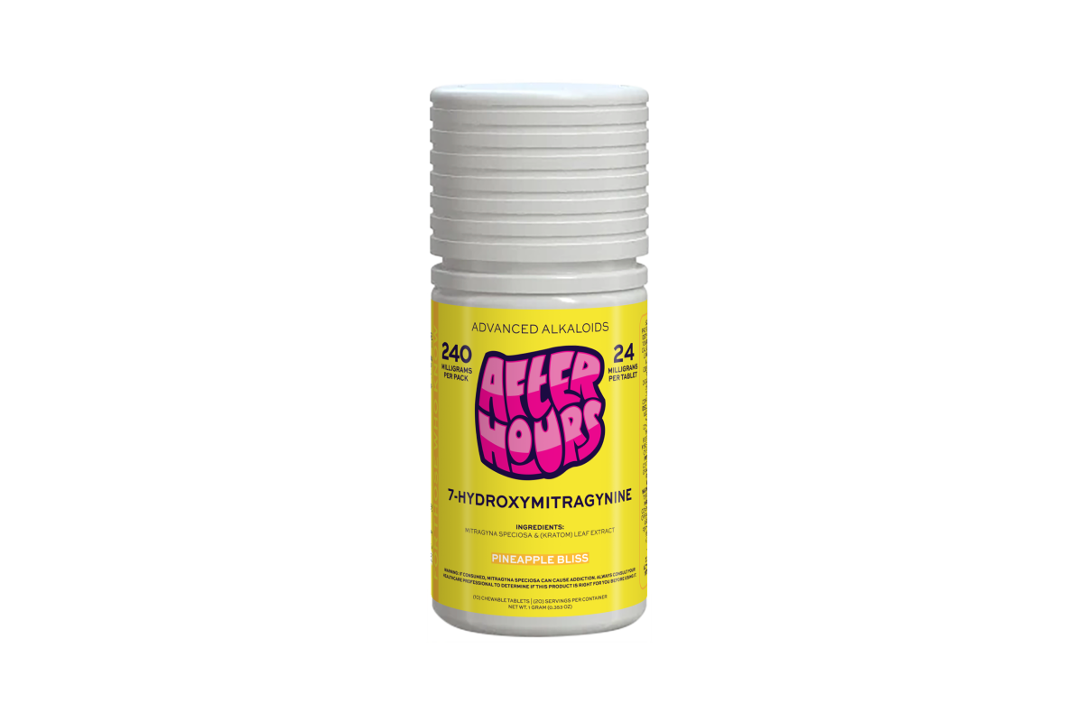 After Hours 10ct 7OH Chewable Tabs Pineapple Bliss 24mg per Tablet