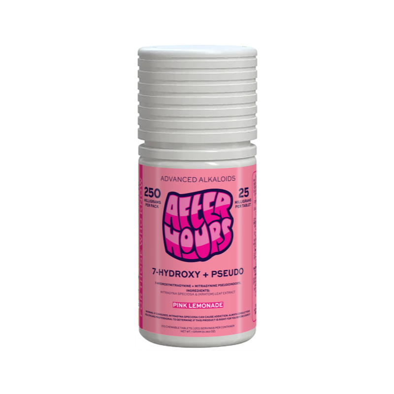 After Hours 10ct 7OH Chewable Tabs Pink Lemonade 24mg per Tablet