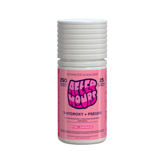 After Hours 10ct 7OH Chewable Tabs Pink Lemonade 24mg per Tablet