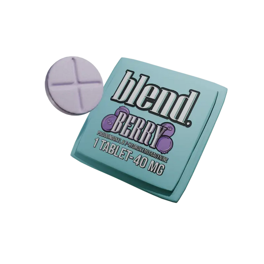 Berry flavored blend tablet.