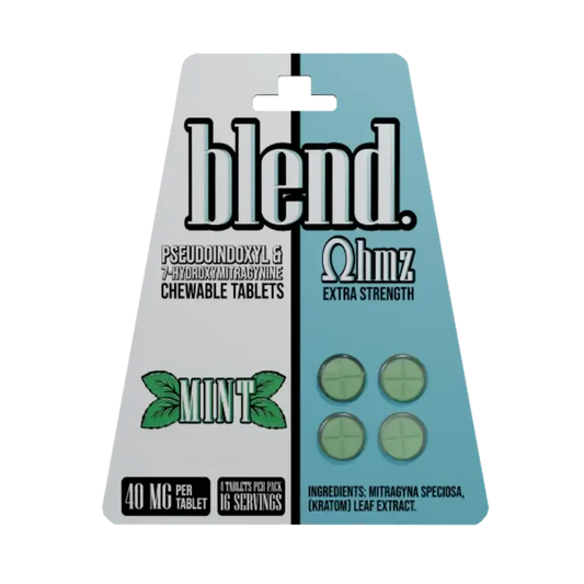 Blend Ohmz 4ct 7OH Chewable Tabs Mint 40mg Per Tablet - Seven Tech