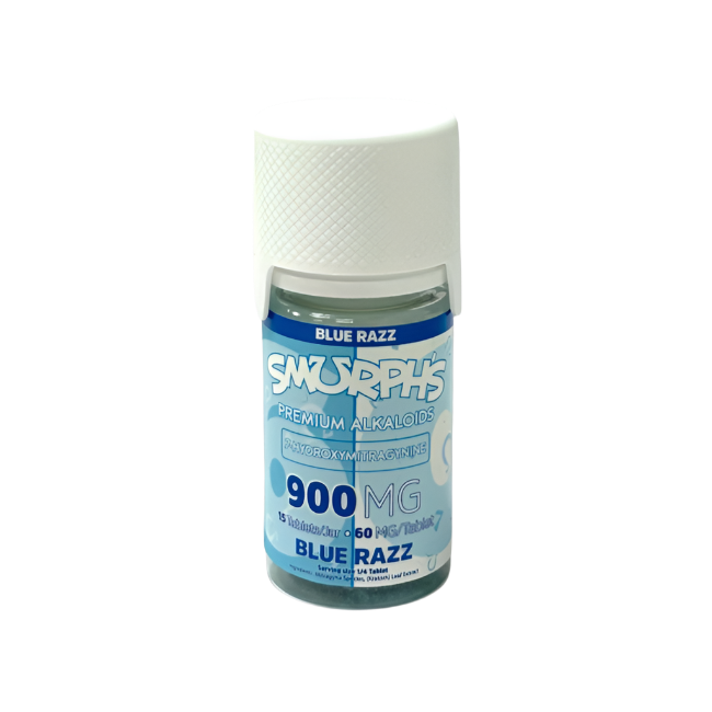 Smurphs 15ct 7OH Chewable Tabs Blue Razz 60mg Per Tablets - Seven Tech