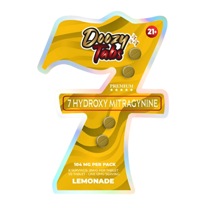 Doozy Tabs 4ct 7OH Chewable Tabs Lemonade 26mg per Tablet - Seven Tech