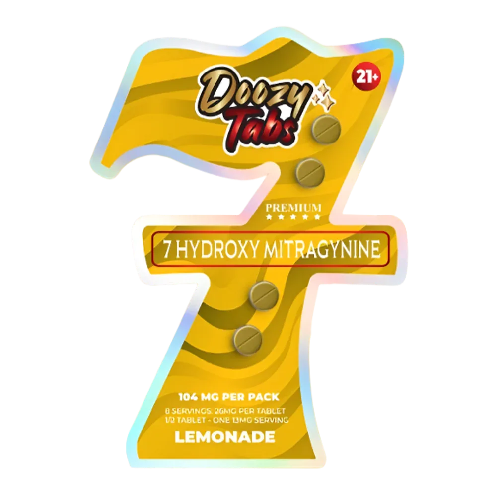 Doozy Tabs 4ct 7OH Chewable Tabs Lemonade 26mg per Tablet - Seven Tech