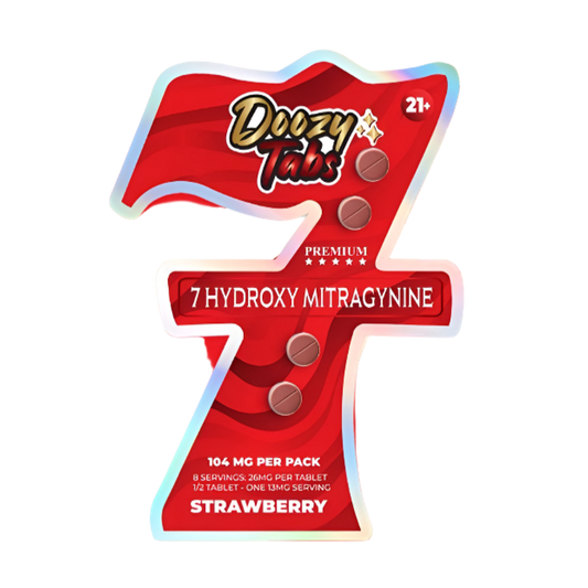 Doozy Tabs 4ct 7OH Chewable Tabs Strawberry 26mg per Tablet