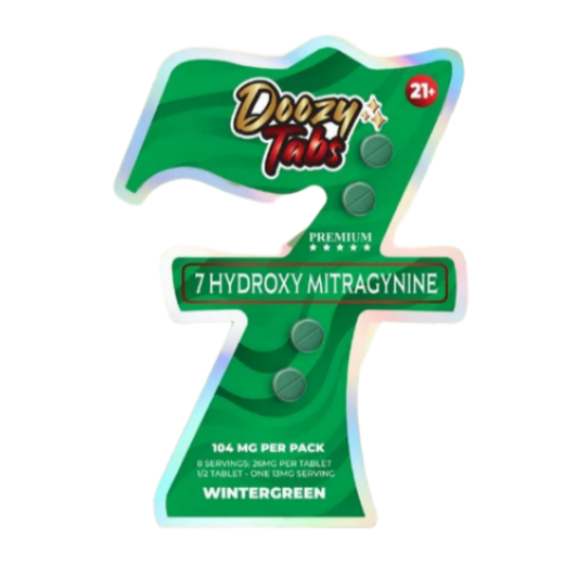 Doozy Tabs 4ct 7OH Chewable Tabs Wintergreen 26mg per Tablet