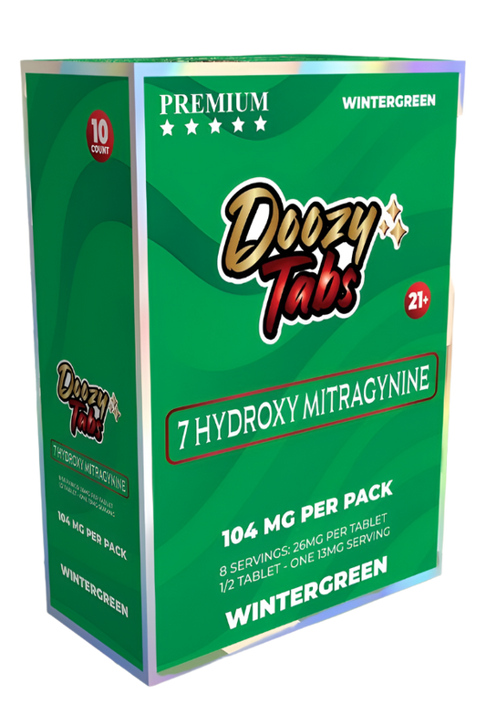 Doozy Tabs 4ct 7OH Chewable Tabs Wintergreen 26mg per Tablet