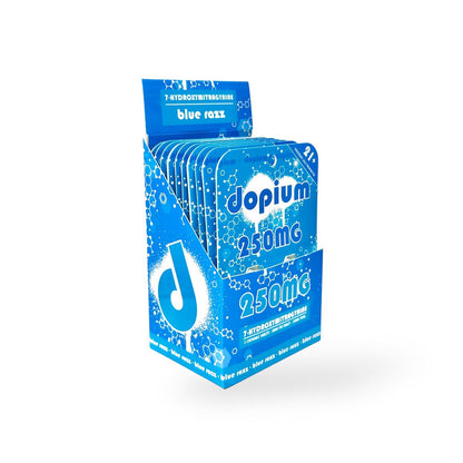 DOPIUM 7-HYDROXY CHEWABLE TABLETS 5CT 50MG PER TABLET - BLUE RAZZ