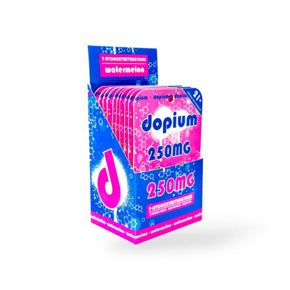 DOPIUM 7-HYDROXY CHEWABLE TABLETS 5CT 50MG PER TABLET - WATERMELON