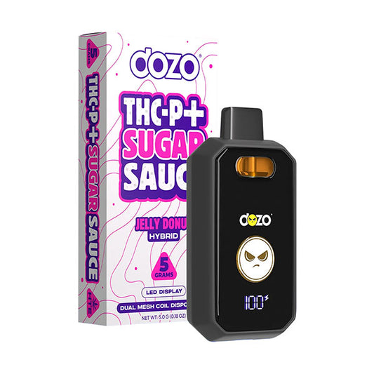 DOZO - THC-P + SUGAR SAUCE 5G DISPOSABLE - JELLY DONUT - HYBRID
