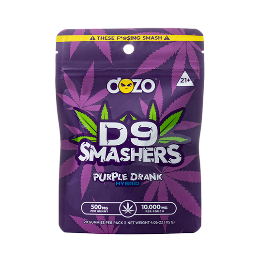 DOZO - D9 SMASHERS GUMMIES - 20 COUNT -PURPLE DRANK - HYBRID