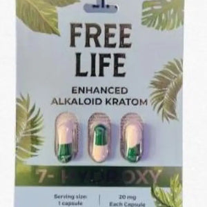 FREE LIFE 7-OH Enhanced Alkaloid 20mg 3ct - 7OH+