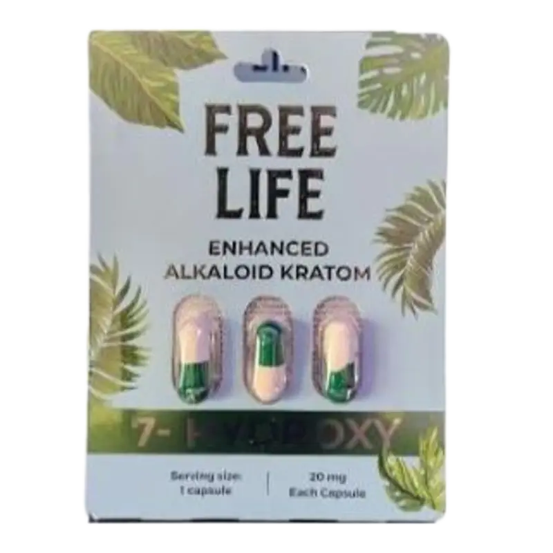 FREE LIFE 7-OH Enhanced Alkaloid 20mg 3ct - 7ohplus