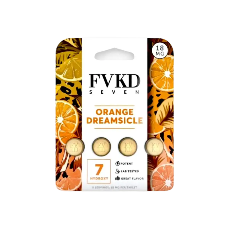 FVKD Seven 7OH Tabs Orange Dreamsicle 18mg 4ct FVKD Seven