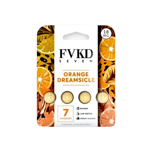 FVKD Seven 4ct 7OH Tabs Orange Dreamsicle 18mg per Tablet - Seven Tech