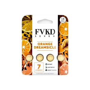 FVKD Seven 7OH Tabs Orange Dreamsicle 18mg 4ct FVKD Seven