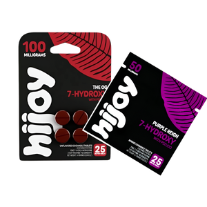 HIJOY 4ct 7OH + Psuedoindoxyl The OG 25mg 4ct + 2ct Purple Reign Bundle