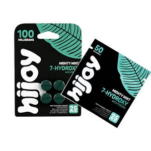HIJOY 4ct 7OH + Psuedoindoxyl Mighty Mint 25mg + 2ct Bundle